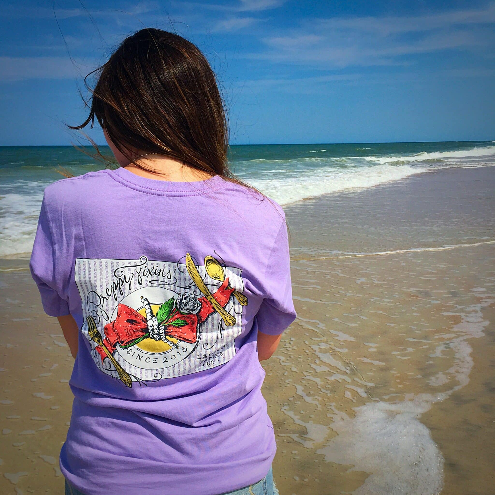 Featuring the Preppy Fixins Tee from Lauren James