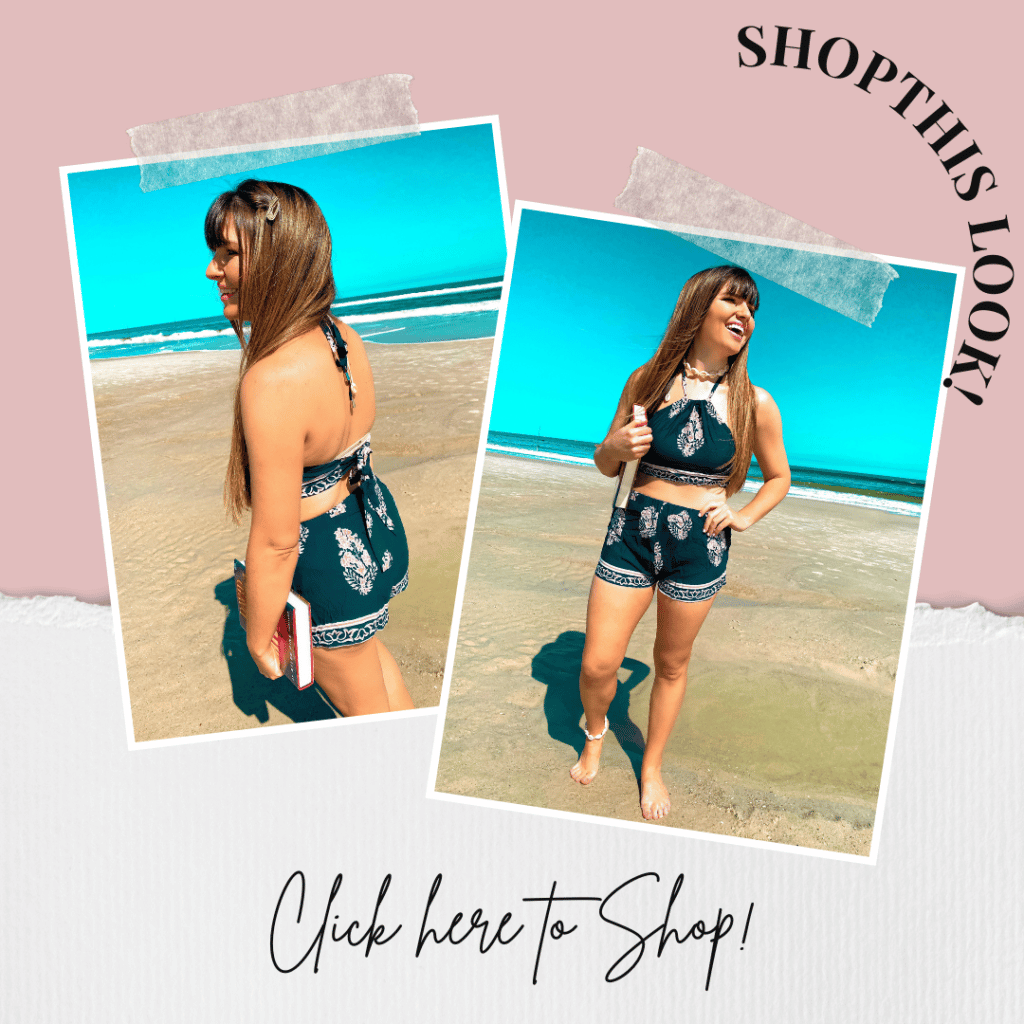 Shop this navy short outfit look