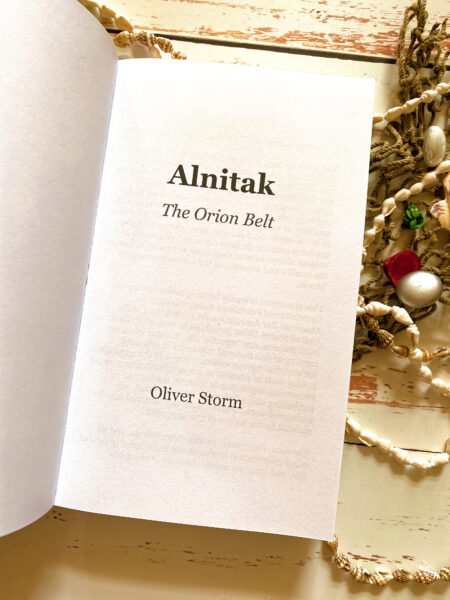 Alnitak The Orion Belt by Oliver Storm Book