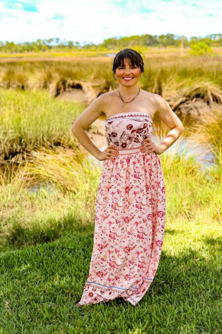 Floral Tube Maxi Dress for Summer
