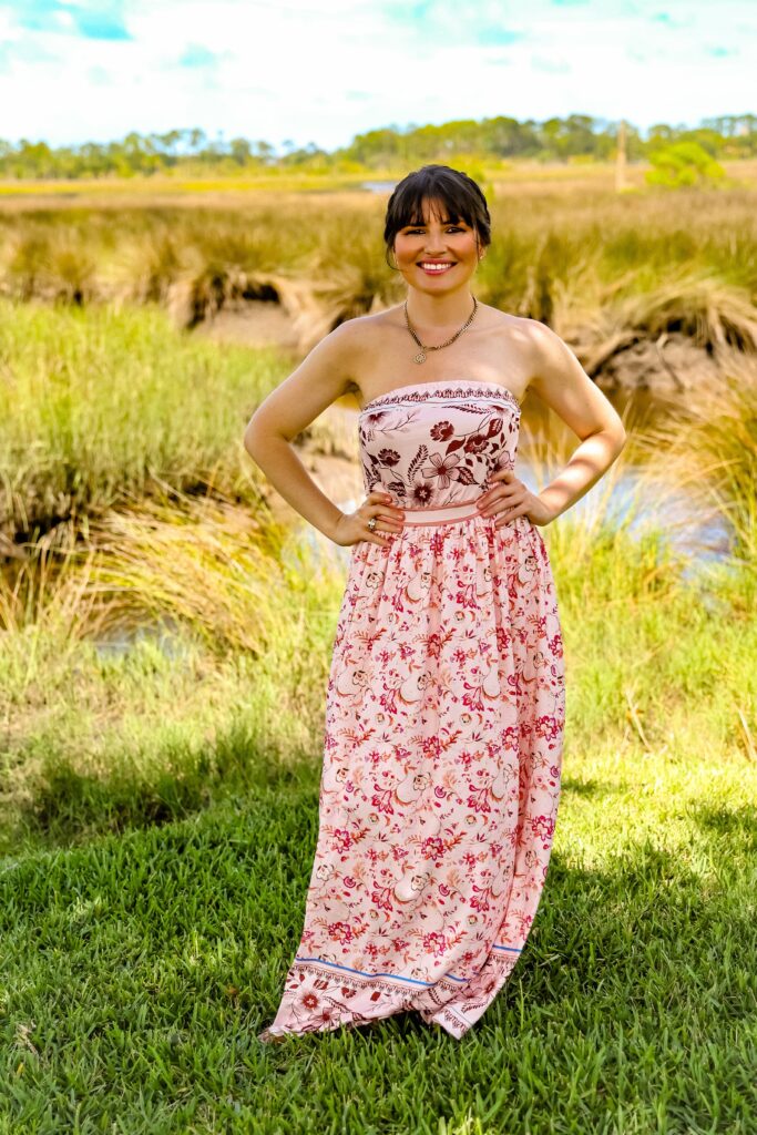 Floral Tube Maxi Dress for Summer