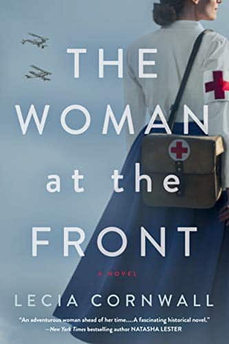 The woman at the front book cover