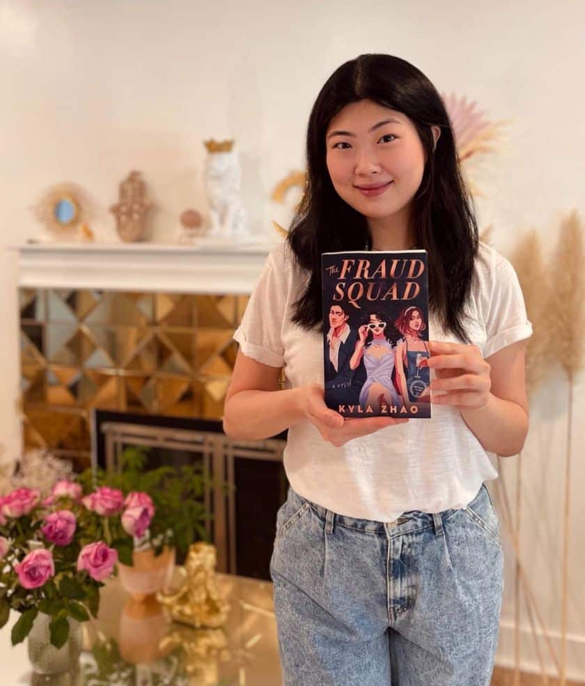 Kyla with book
