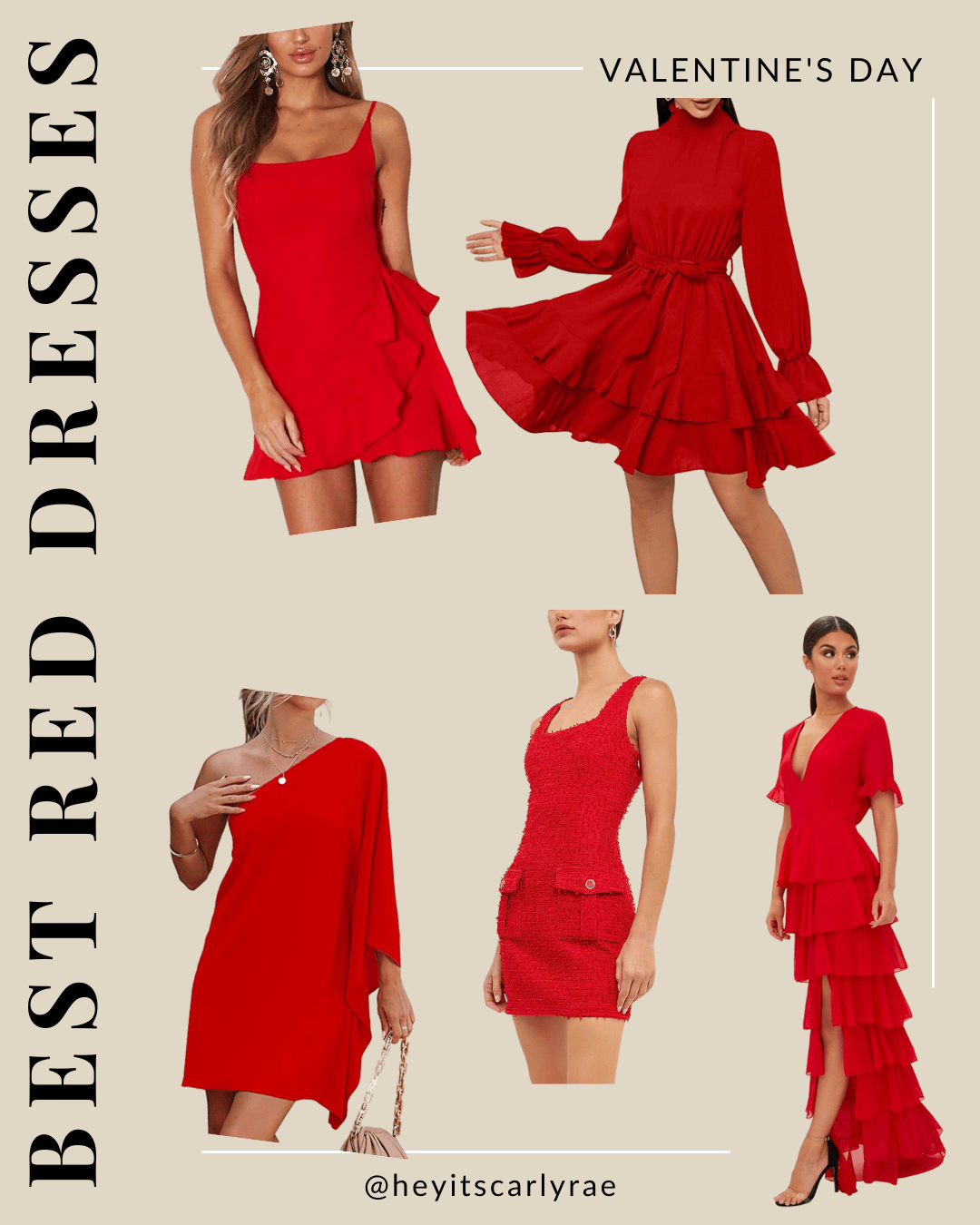 Red dresses for valentines day