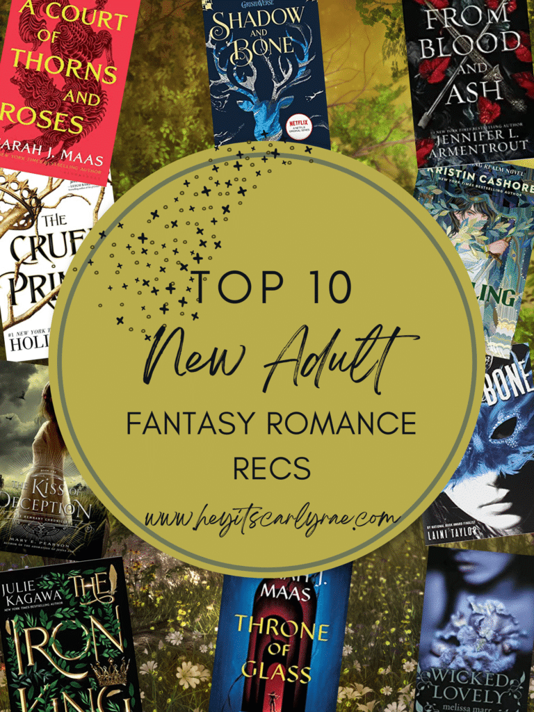 Top 10 New Adult Fantasy Romance Recommendations