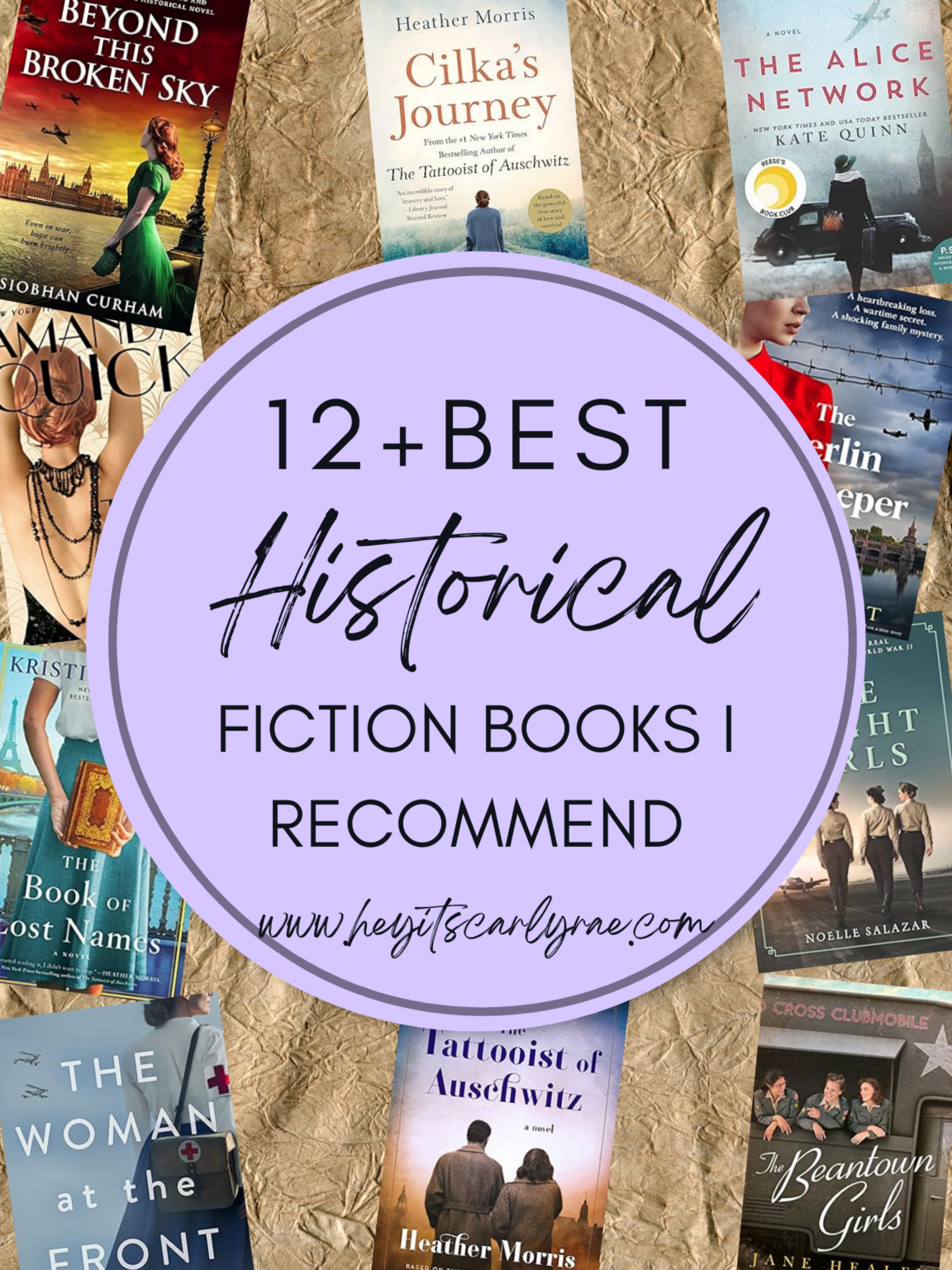 12+ Historical Fiction books I recommend