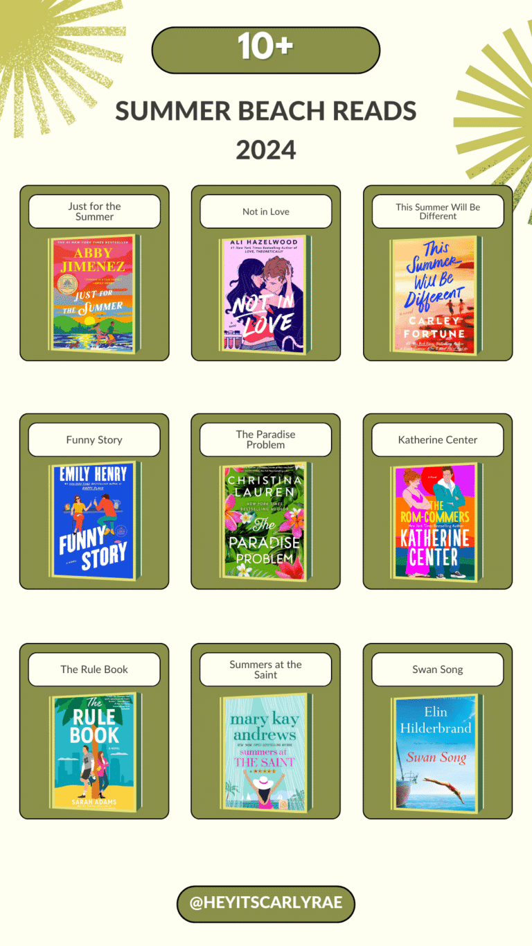 10+ Summer Beach Reads 2024